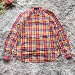 ROPE Plaid Cotton Shirt [M] Multicolor Casual